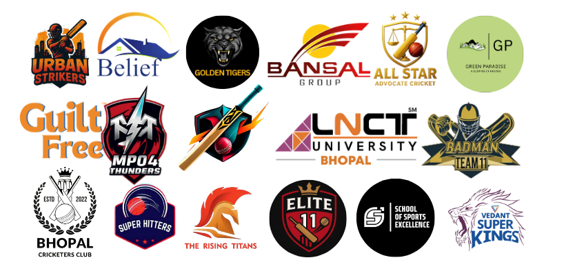 Past BPL franchise logos — Season 2 team identities and partner brands